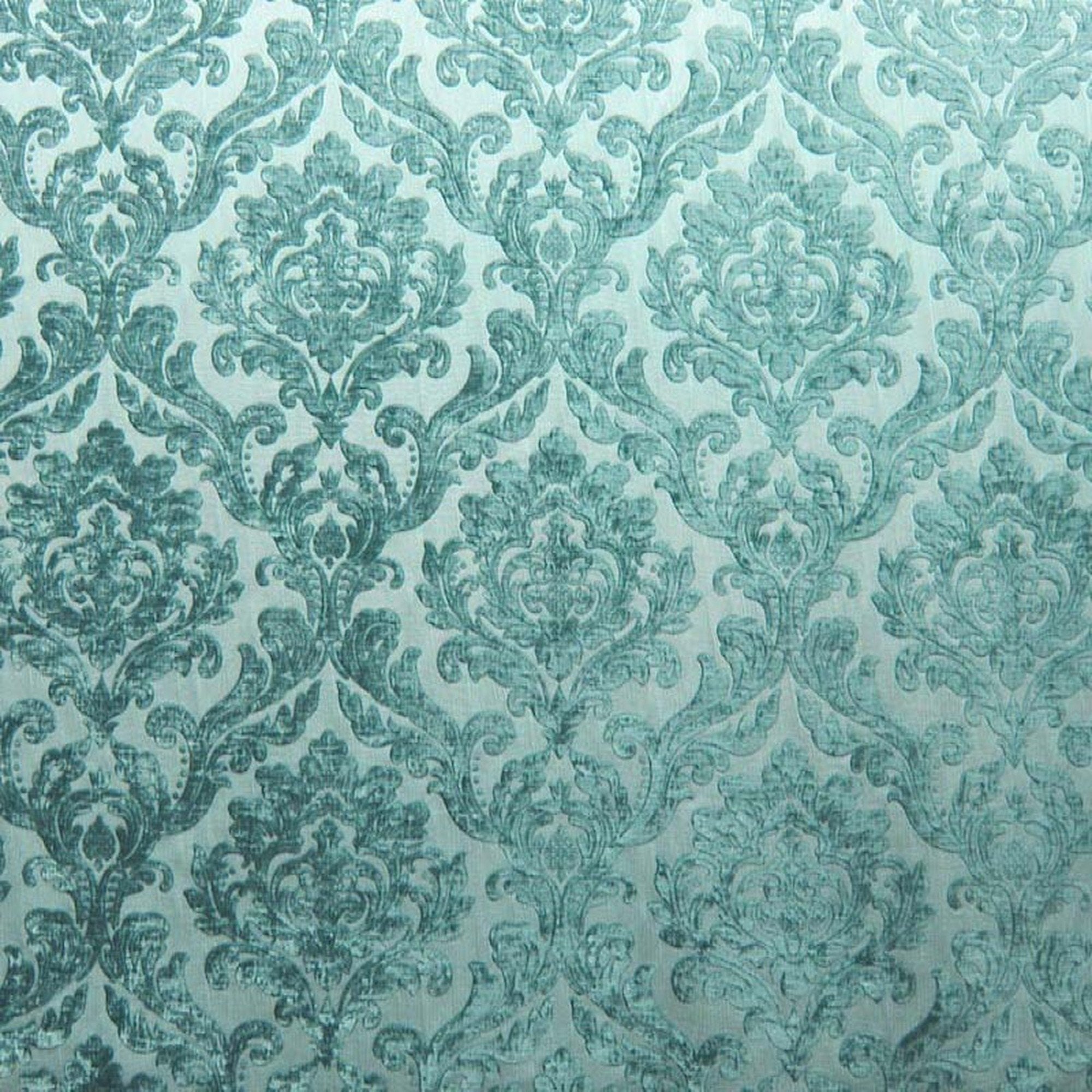 Neiman fabric in color Cerulean showcasing fabric two tone velvet upholstery fabric & drapery & curtain fabric.