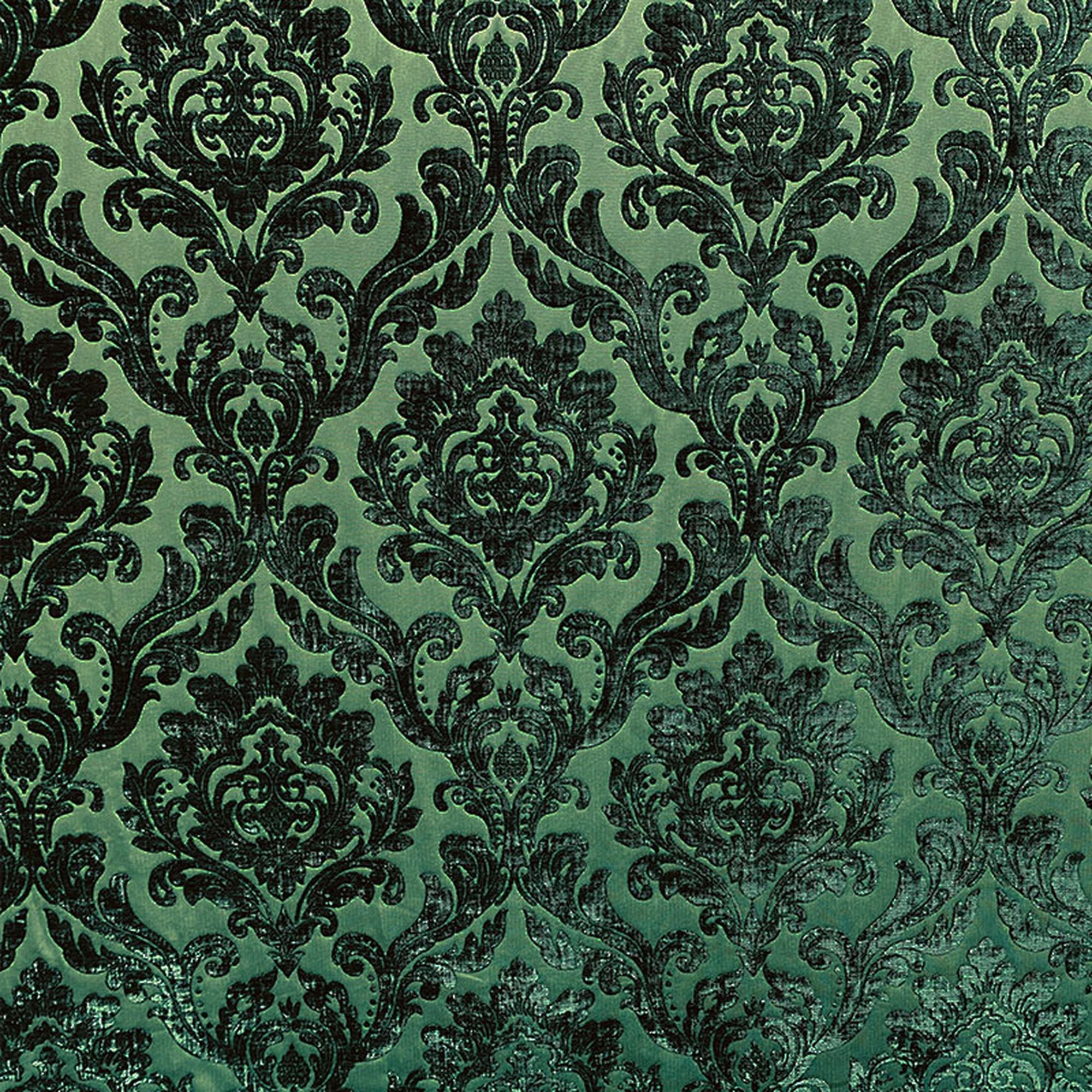 Neiman fabric in color Emerald showcasing fabric two tone velvet upholstery fabric & drapery & curtain fabric.