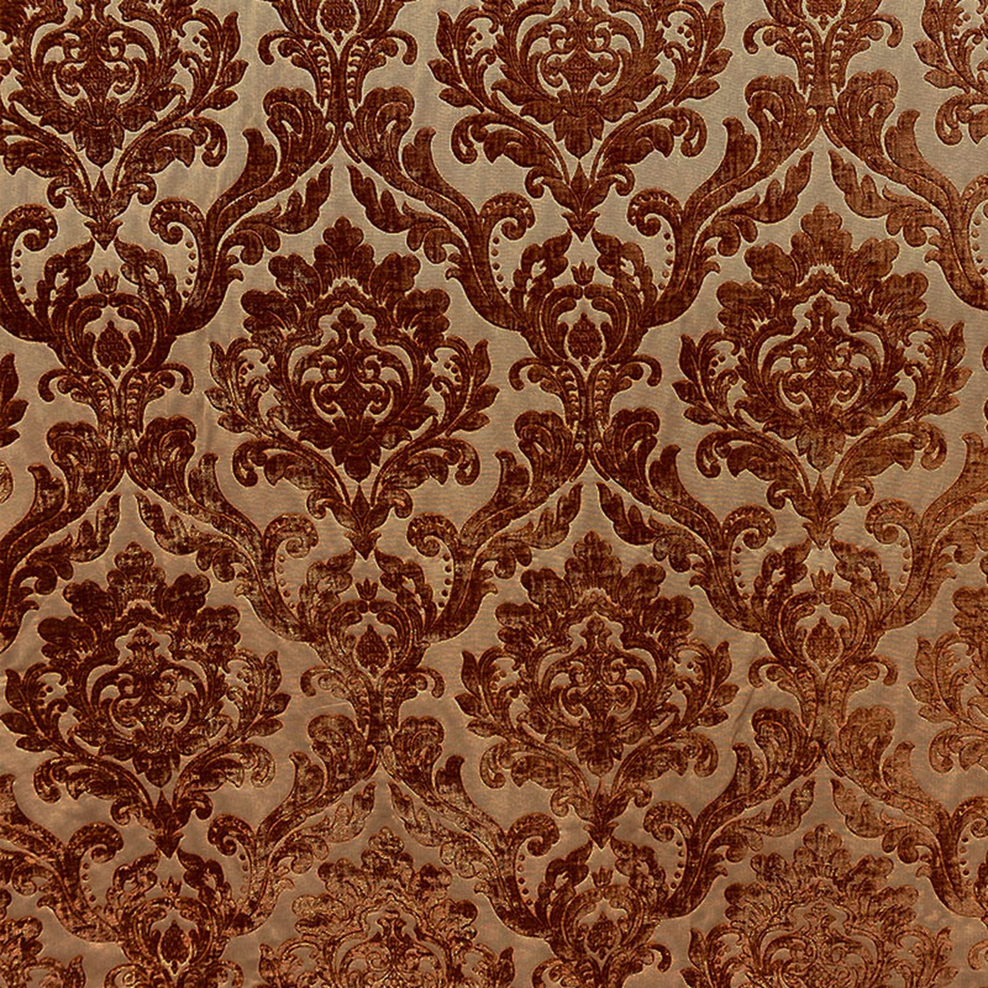 Neiman fabric in color Spice showcasing fabric two tone velvet upholstery fabric & drapery & curtain fabric.
