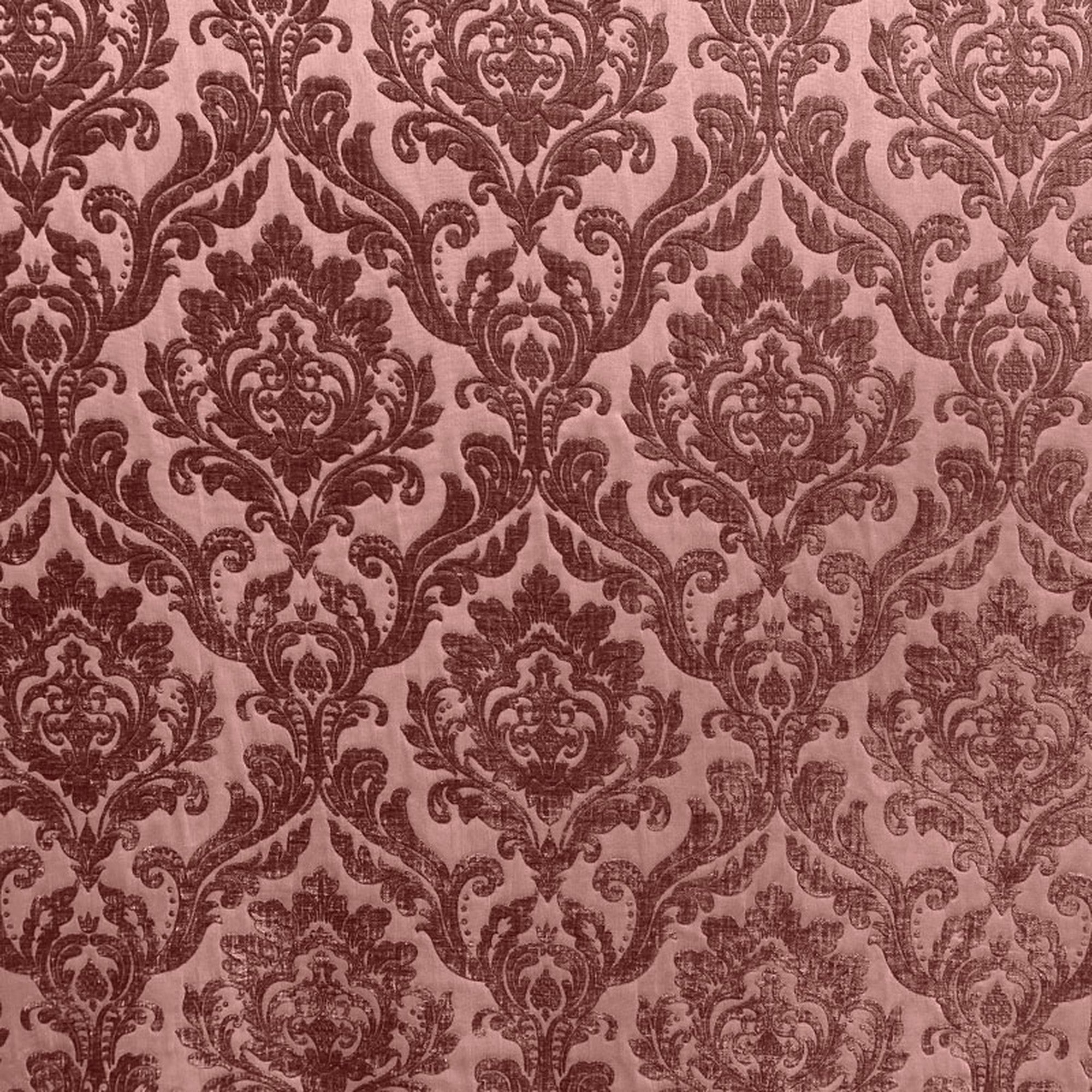 Neiman fabric in color Rose showcasing fabric two tone velvet upholstery fabric & drapery & curtain fabric.