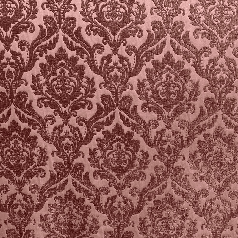 Green Damask Cut Velvet Upholstery – Prime Fabrics
