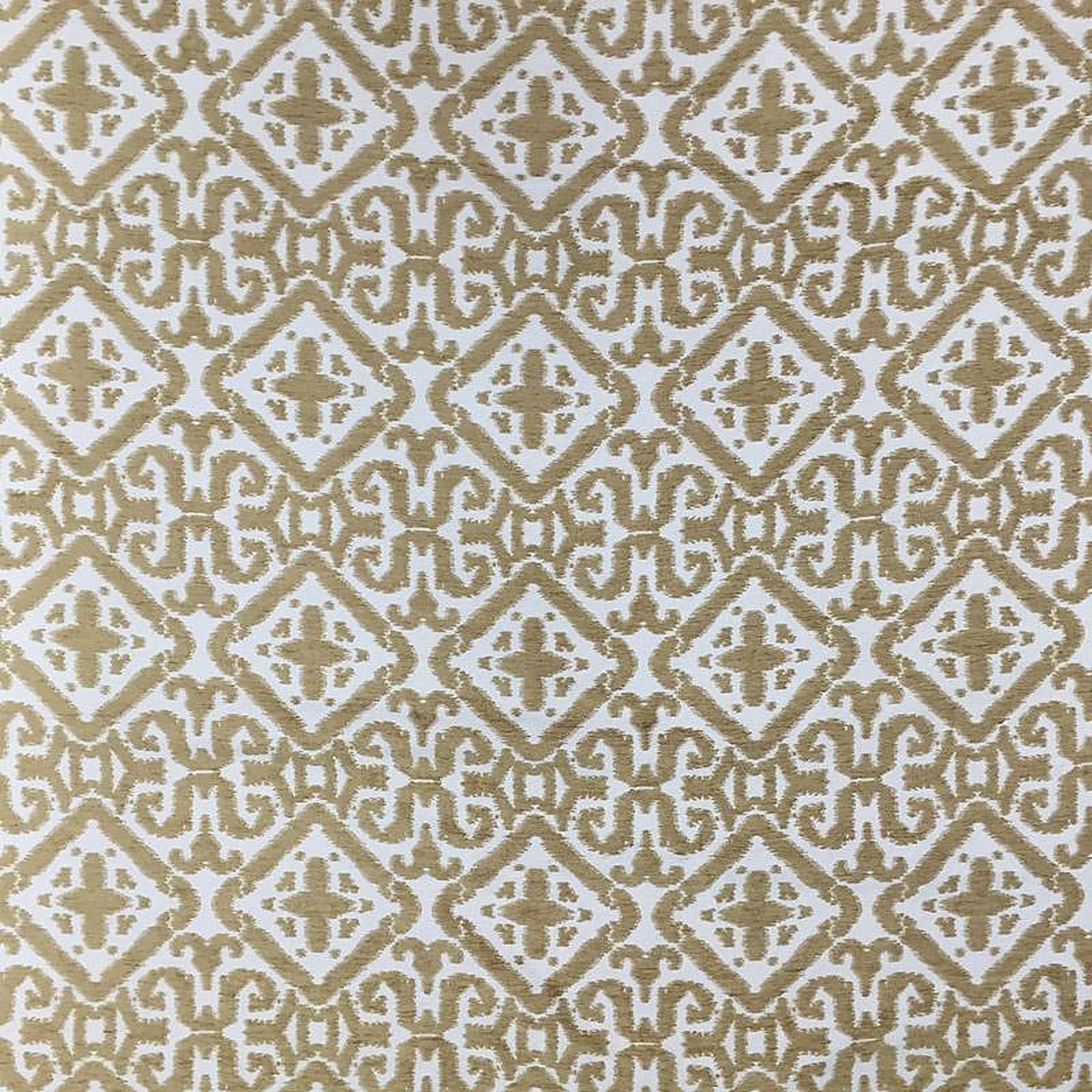 Nikos Fabric in color Gold is a Square Damask Fabric pattern good for Upholstery Fabric