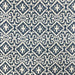 Nikos Fabric in color Denim is a Square Damask Fabric pattern good for Upholstery Fabric