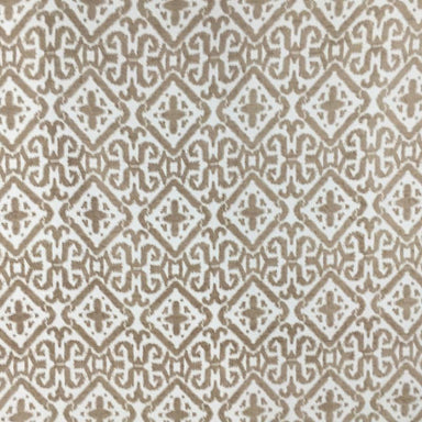 Nikos Fabric in color Beige is a Square Damask Fabric pattern good for Upholstery Fabric