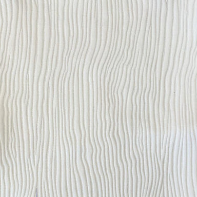 Oakley Fabric in color White is a Embossed Abstract Fabric pattern good for Drapery & Curtain Fabric