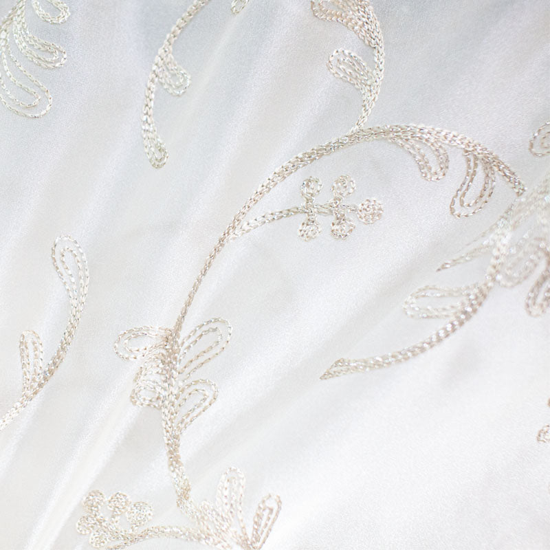 Park Fabric | Embroidered Metallic Sheer