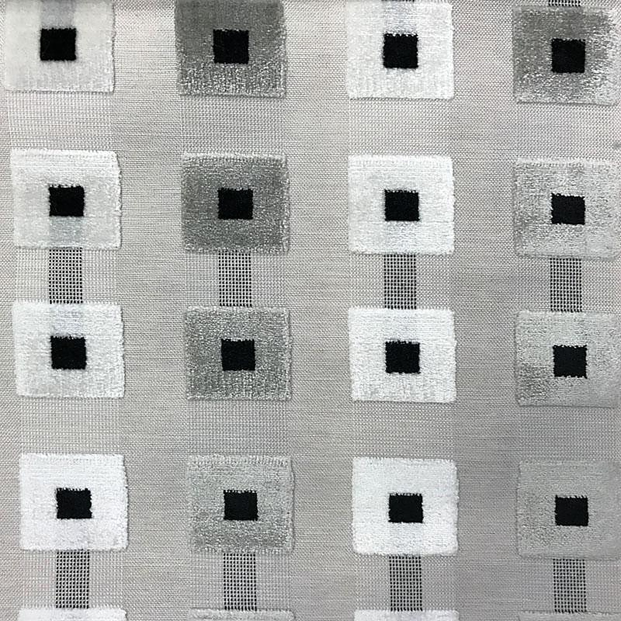 Patrick Fabric in color Silver is a Striped Square Geometric Velvet Fabric pattern good for Upholstery Fabric