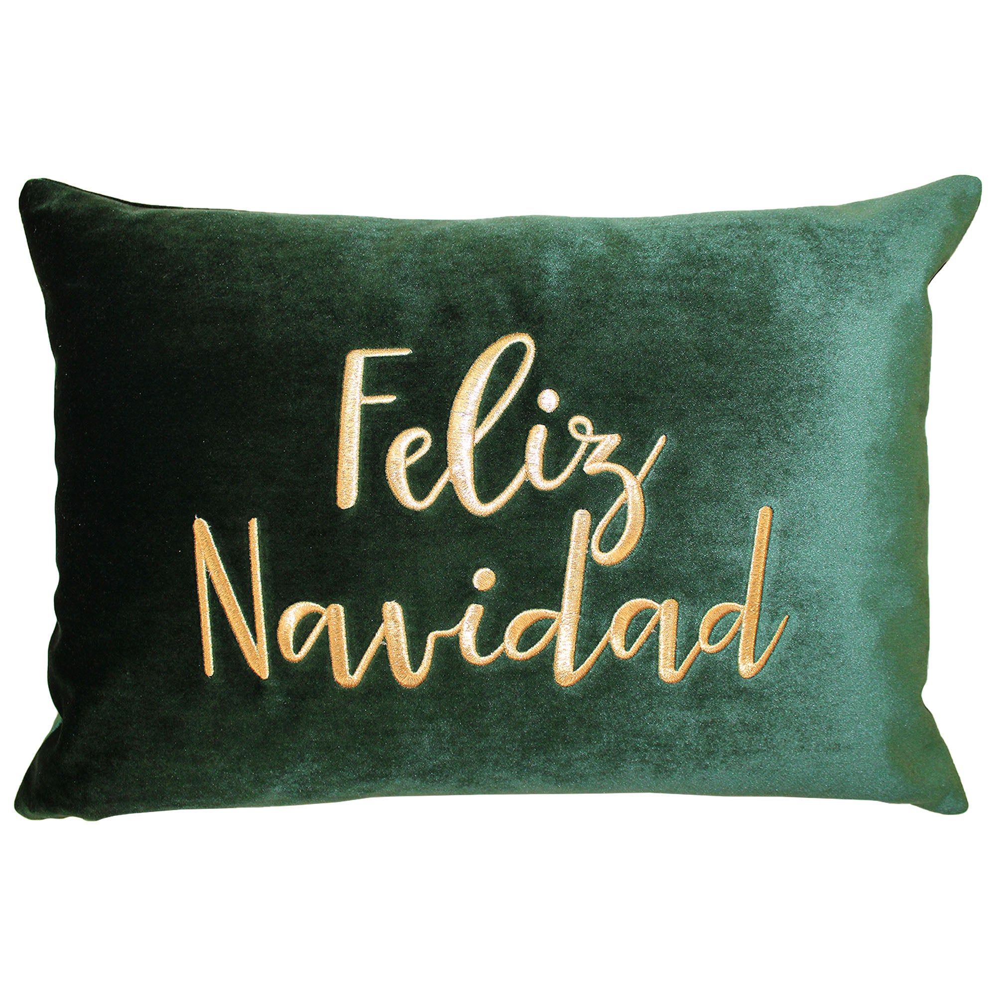 "Feliz Navidad" Embroidery Decorative Throw Pillows | Size 14X20 | LIMITED QUANTITY LEFT