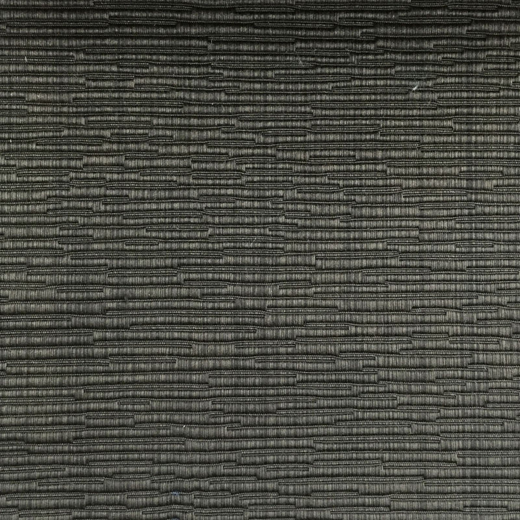 Plateau fabric in color Black showcasing fabric solid textured matelasse embossed upholstery fabric & drapery & curtain fabric.