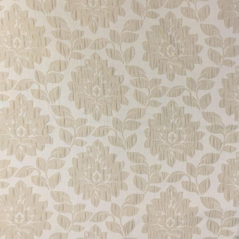 Priscilla Fabric in color Ecru is a Traditional Floral Damask Fabric pattern good for Drapery & Curtain Fabric