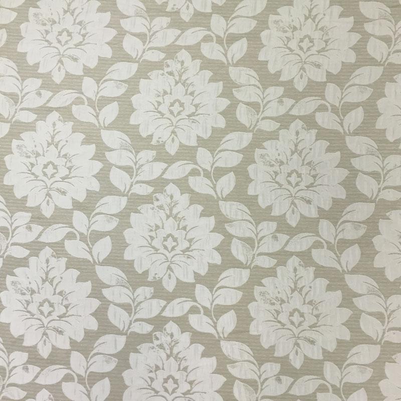 Priscilla Fabric in color Flax is a Traditional Floral Damask Fabric pattern good for Drapery & Curtain Fabric