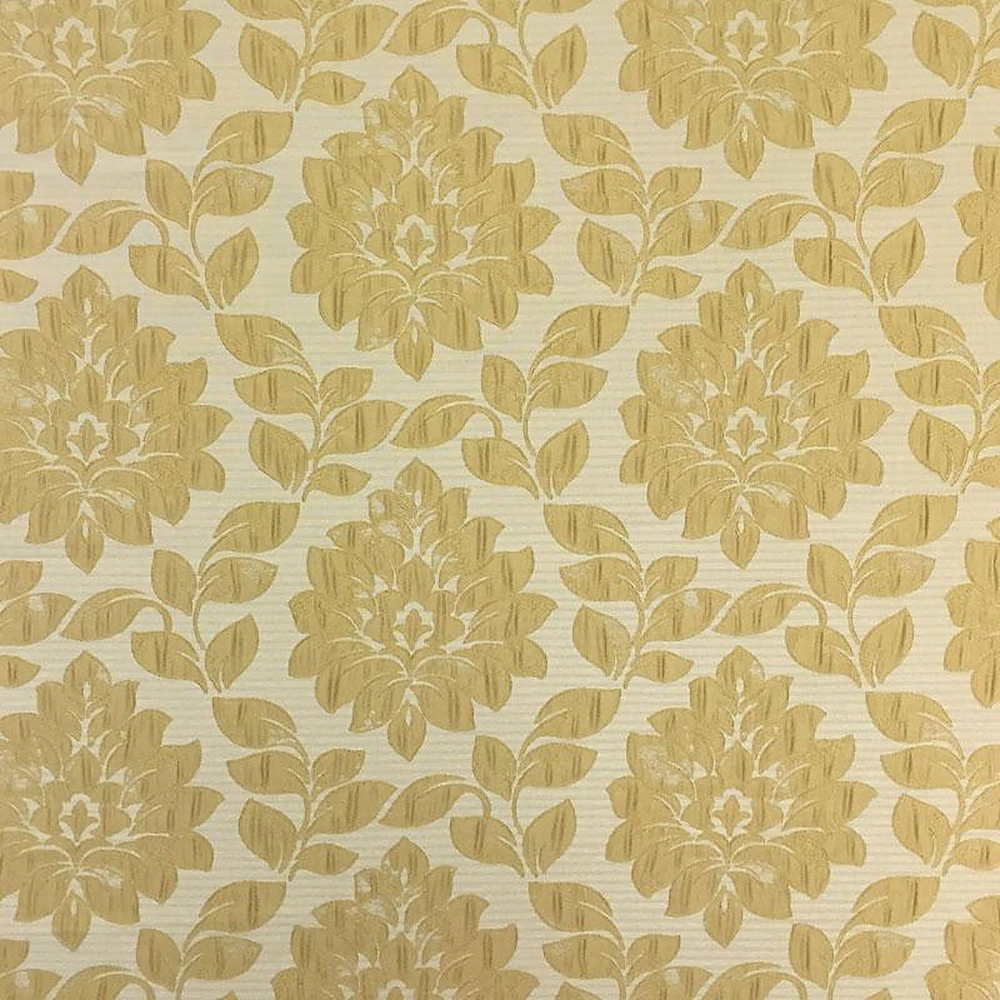 Priscilla Fabric in color Butter is a Traditional Floral Damask Fabric pattern good for Drapery & Curtain Fabric