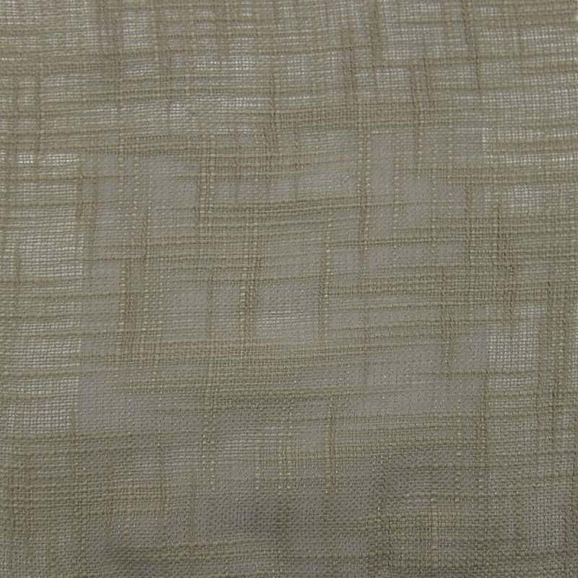 Ranch Fabric in color Taupe is a Solid Textured Sheer Fabric pattern good for Drapery & Curtain Fabric