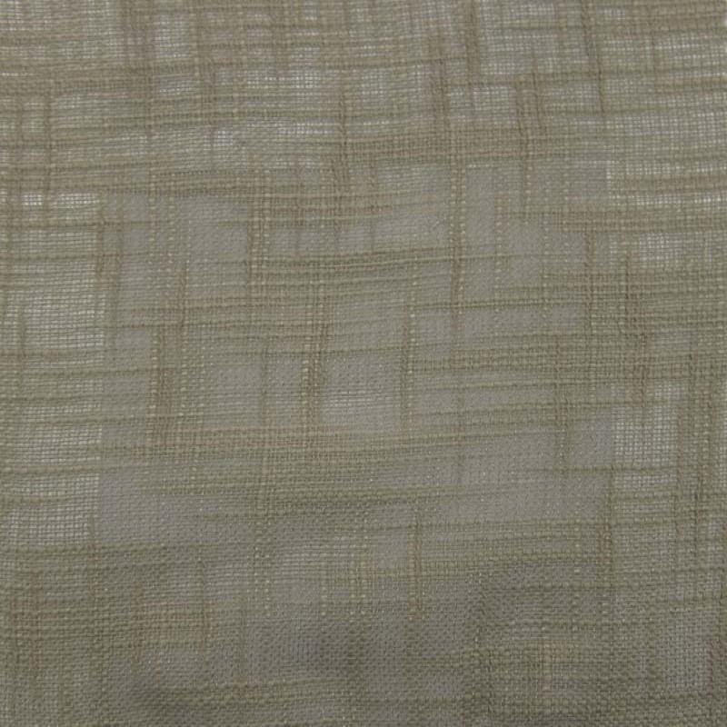 Ranch Fabric in color Taupe is a Solid Textured Sheer Fabric pattern good for Drapery & Curtain Fabric