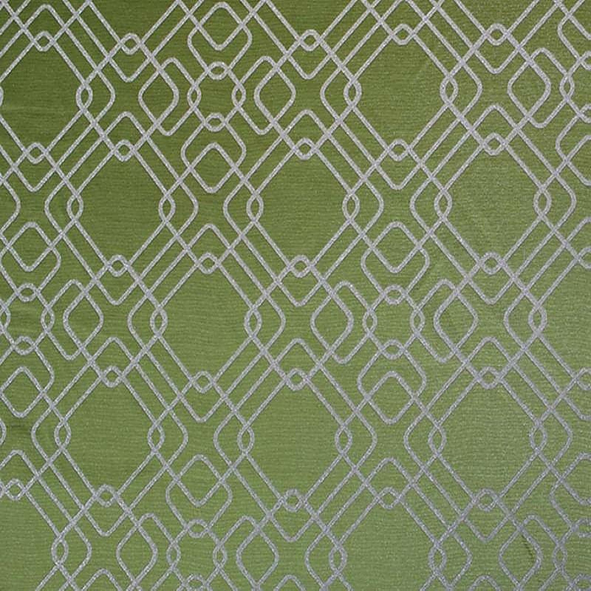 Rigel Fabric in color Apple is a Metallic Modern Square Print Fabric pattern good for Drapery & Curtain Fabric