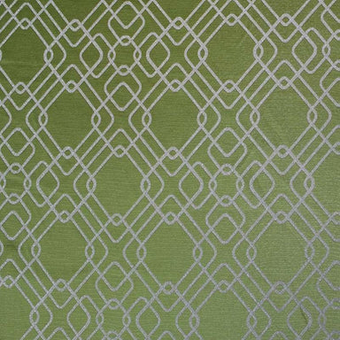 Rigel Fabric in color Apple is a Metallic Modern Square Print Fabric pattern good for Drapery & Curtain Fabric