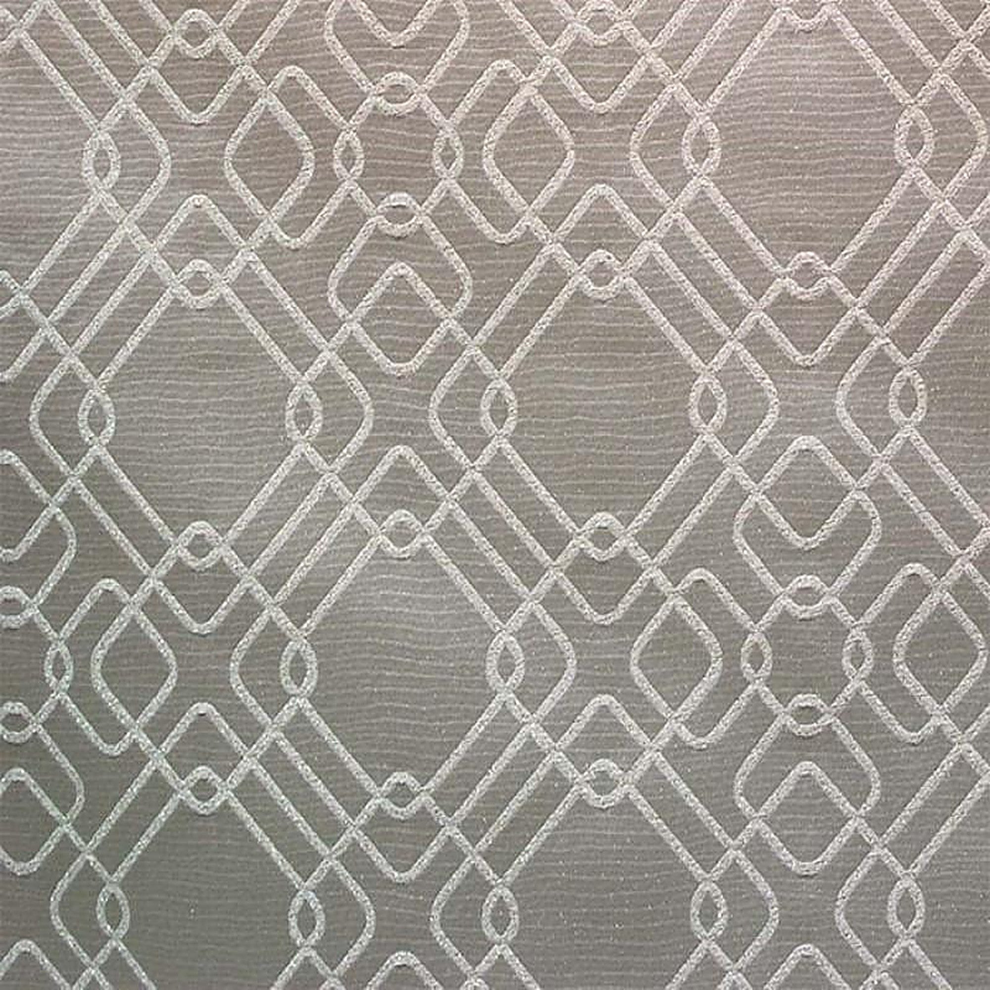 Rigel Fabric in color Champagne is a Metallic Modern Square Print Fabric pattern good for Drapery & Curtain Fabric