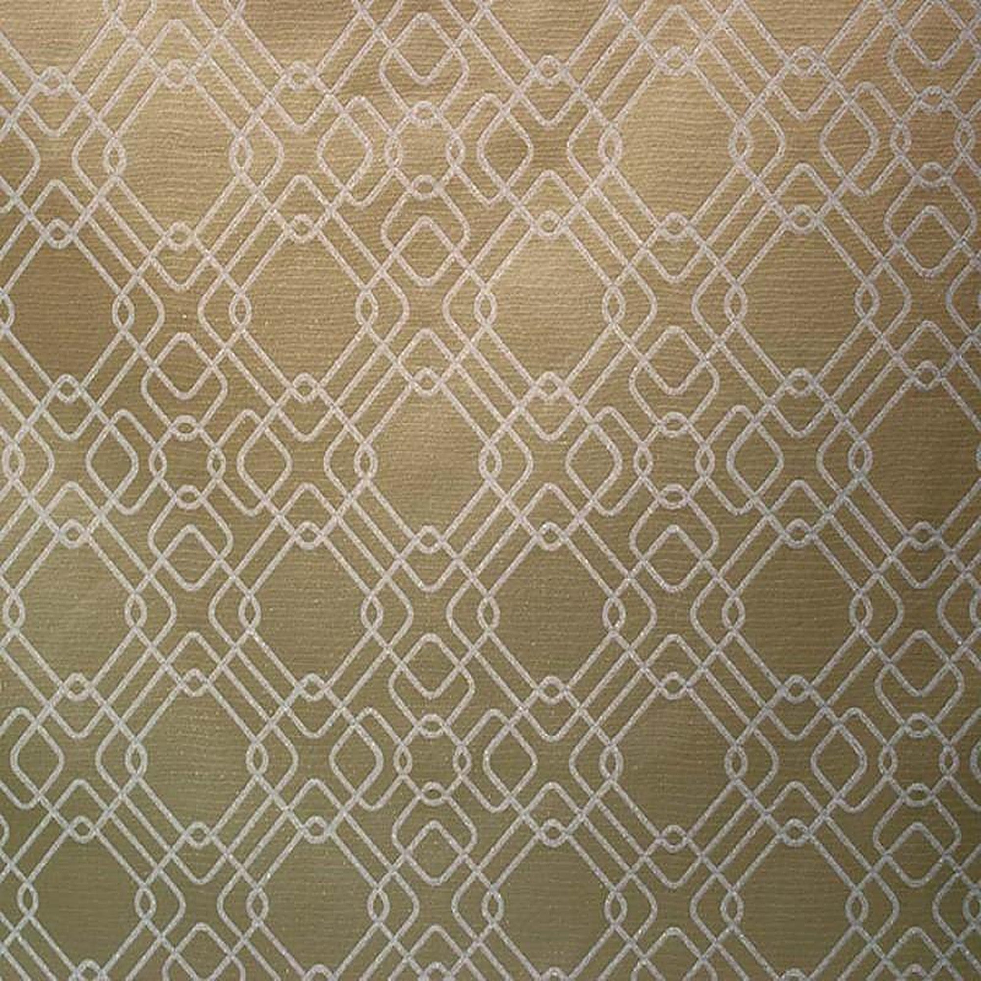 Rigel Fabric in color Butter is a Metallic Modern Square Print Fabric pattern good for Drapery & Curtain Fabric