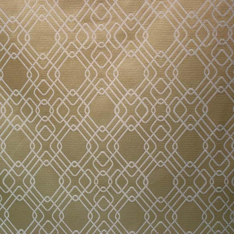 Rigel Fabric in color Butter is a Metallic Modern Square Print Fabric pattern good for Drapery & Curtain Fabric