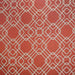 Rigel Fabric in color Rust is a Metallic Modern Square Print Fabric pattern good for Drapery & Curtain Fabric