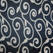 Rimmel Fabric in color Black is a Modern Floral Vine Print Fabric pattern good for Drapery & Curtain Fabric