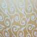 Rimmel Fabric in color Cream is a Modern Floral Vine Print Fabric pattern good for Drapery & Curtain Fabric