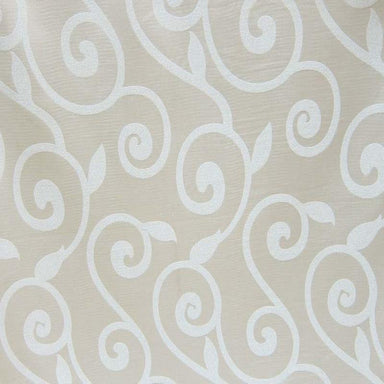 Rimmel Fabric in color Ivory is a Modern Floral Vine Print Fabric pattern good for Drapery & Curtain Fabric