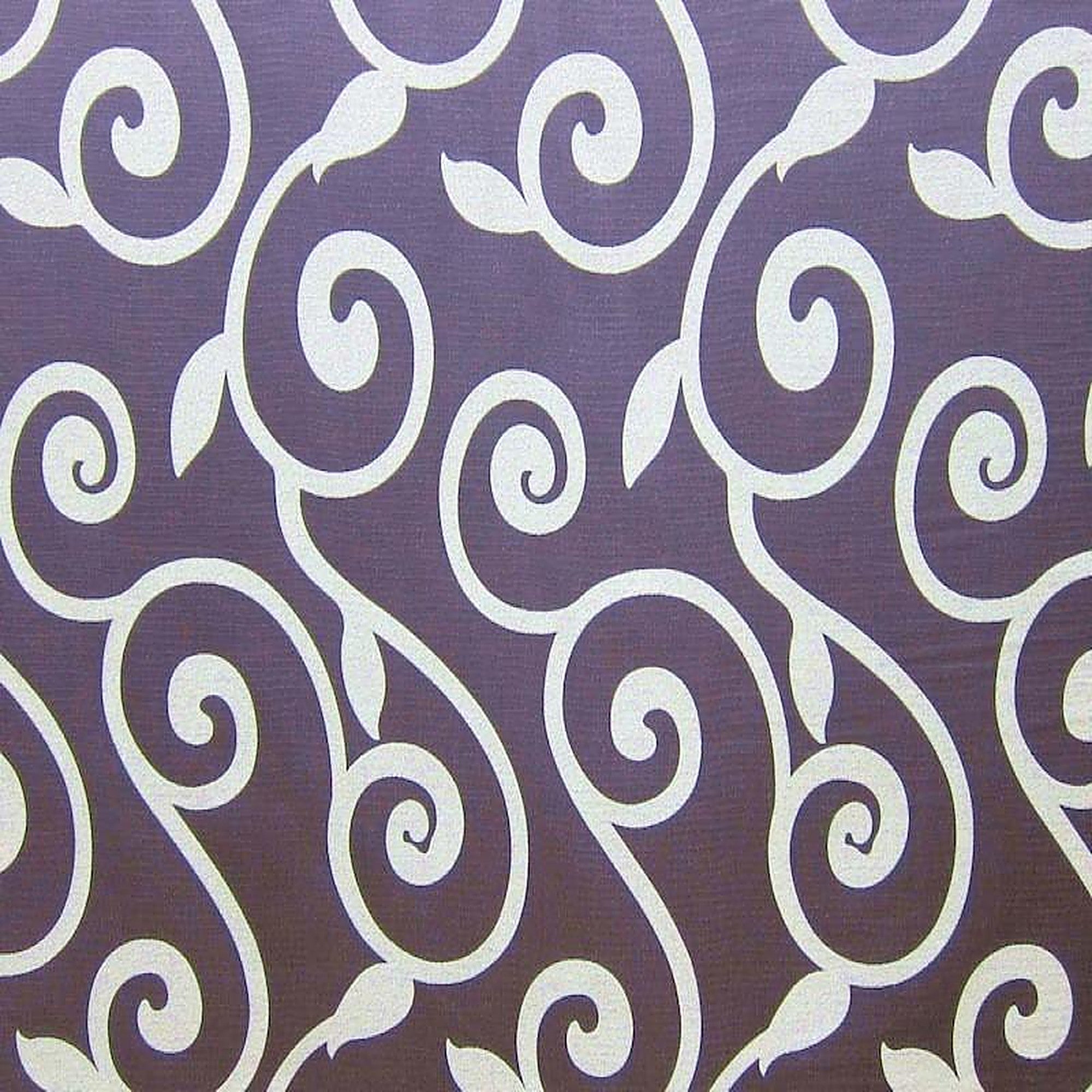 Rimmel Fabric in color Lilac is a Modern Floral Vine Print Fabric pattern good for Drapery & Curtain Fabric