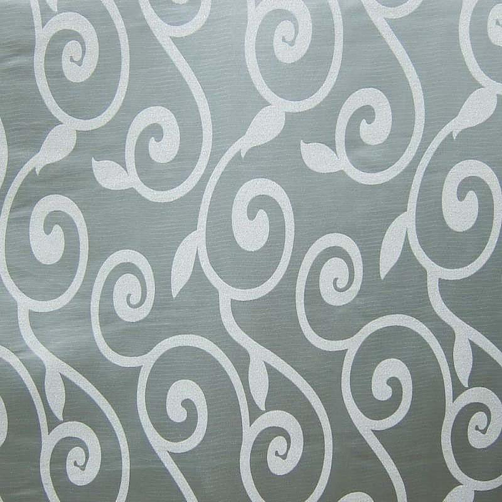 Rimmel Fabric in color Pewter is a Modern Floral Vine Print Fabric pattern good for Drapery & Curtain Fabric