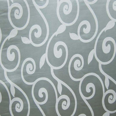 Rimmel Fabric in color Pewter is a Modern Floral Vine Print Fabric pattern good for Drapery & Curtain Fabric