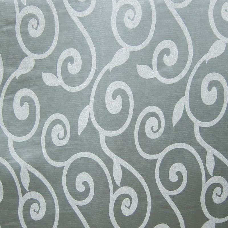 Rimmel Fabric in color Pewter is a Modern Floral Vine Print Fabric pattern good for Drapery & Curtain Fabric