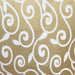 Rimmel Fabric in color Beige is a Modern Floral Vine Print Fabric pattern good for Drapery & Curtain Fabric