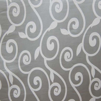 Rimmel Fabric in color Gray is a Modern Floral Vine Print Fabric pattern good for Drapery & Curtain Fabric