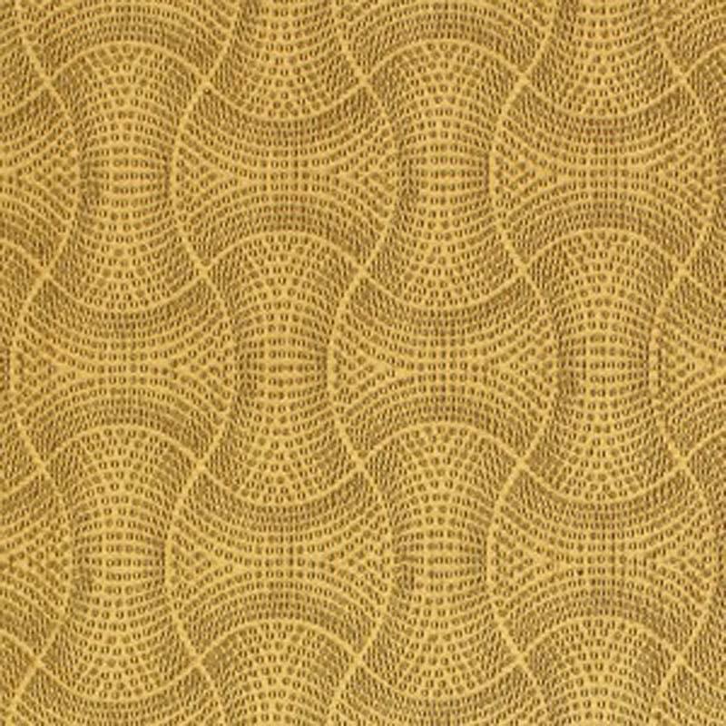 Rodeo Fabric in color Gold is a Dotted Modern Geometric Fabric pattern good for Drapery & Curtain Fabric