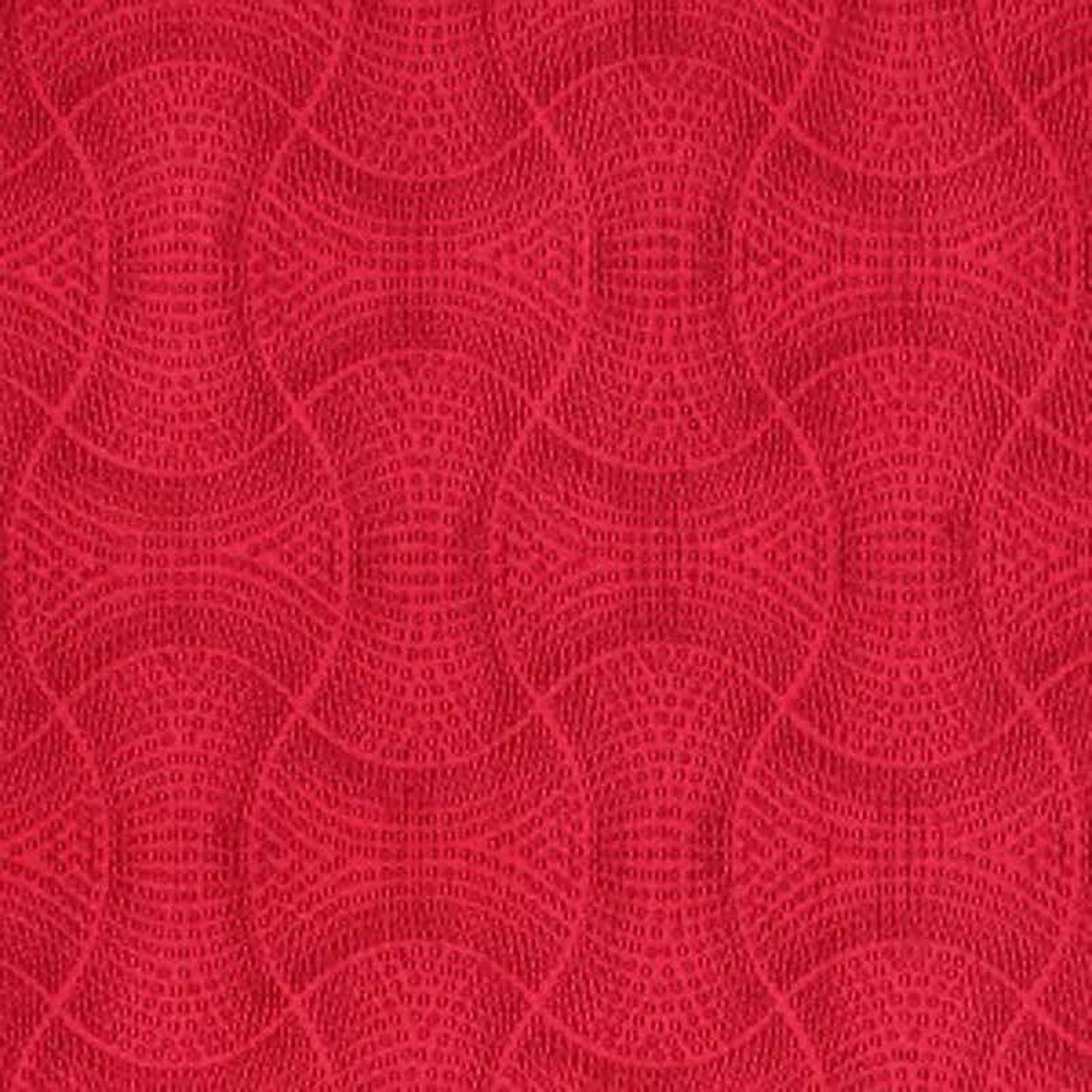 Rodeo Fabric in color Red is a Dotted Modern Geometric Fabric pattern good for Drapery & Curtain Fabric