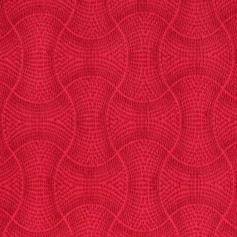 Rodeo Fabric in color Red is a Dotted Modern Geometric Fabric pattern good for Drapery & Curtain Fabric