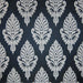 Rowley Fabric in color Black is a Floral Damask Fabric pattern good for Drapery & Curtain Fabric