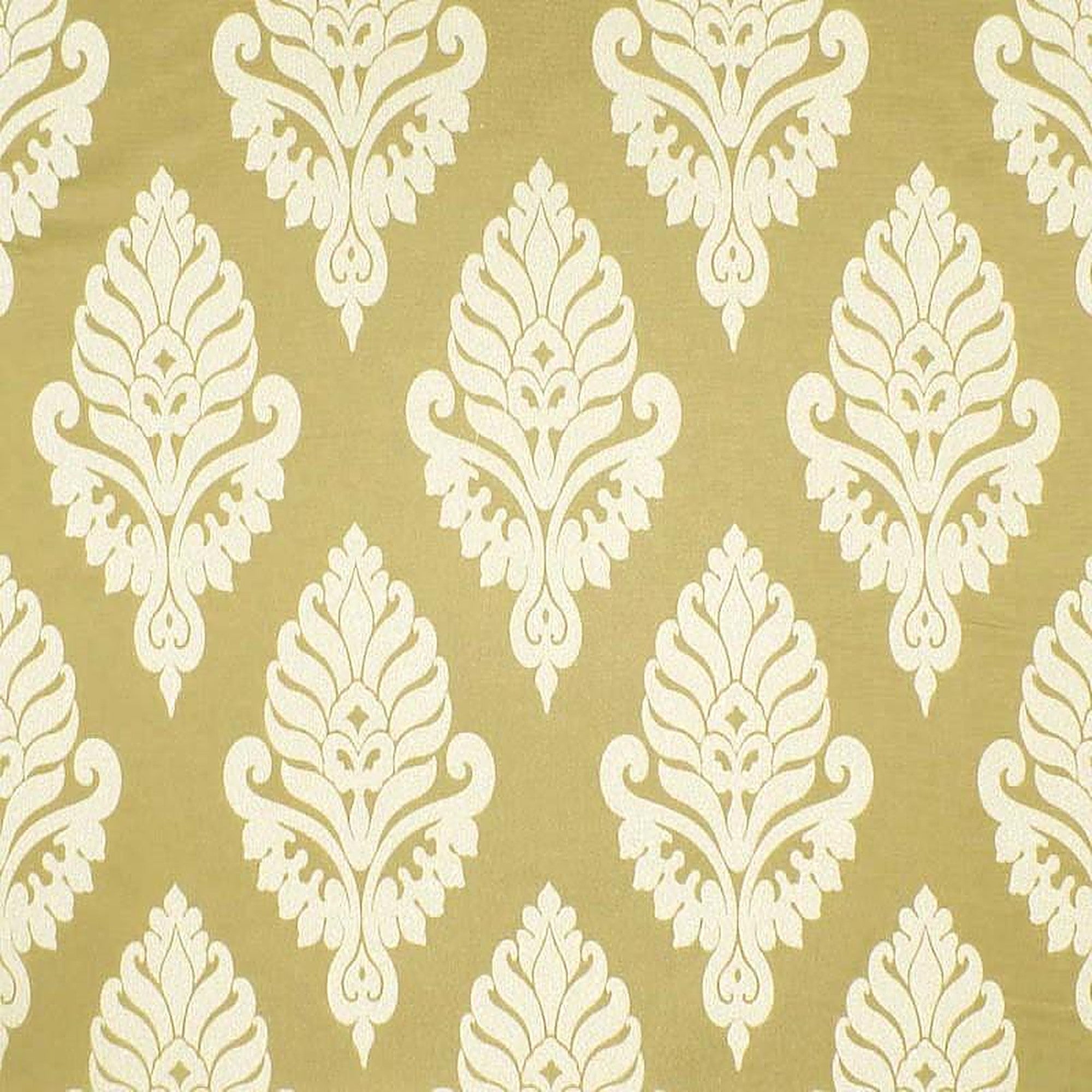 Rowley Fabric in color Butter is a Floral Damask Fabric pattern good for Drapery & Curtain Fabric