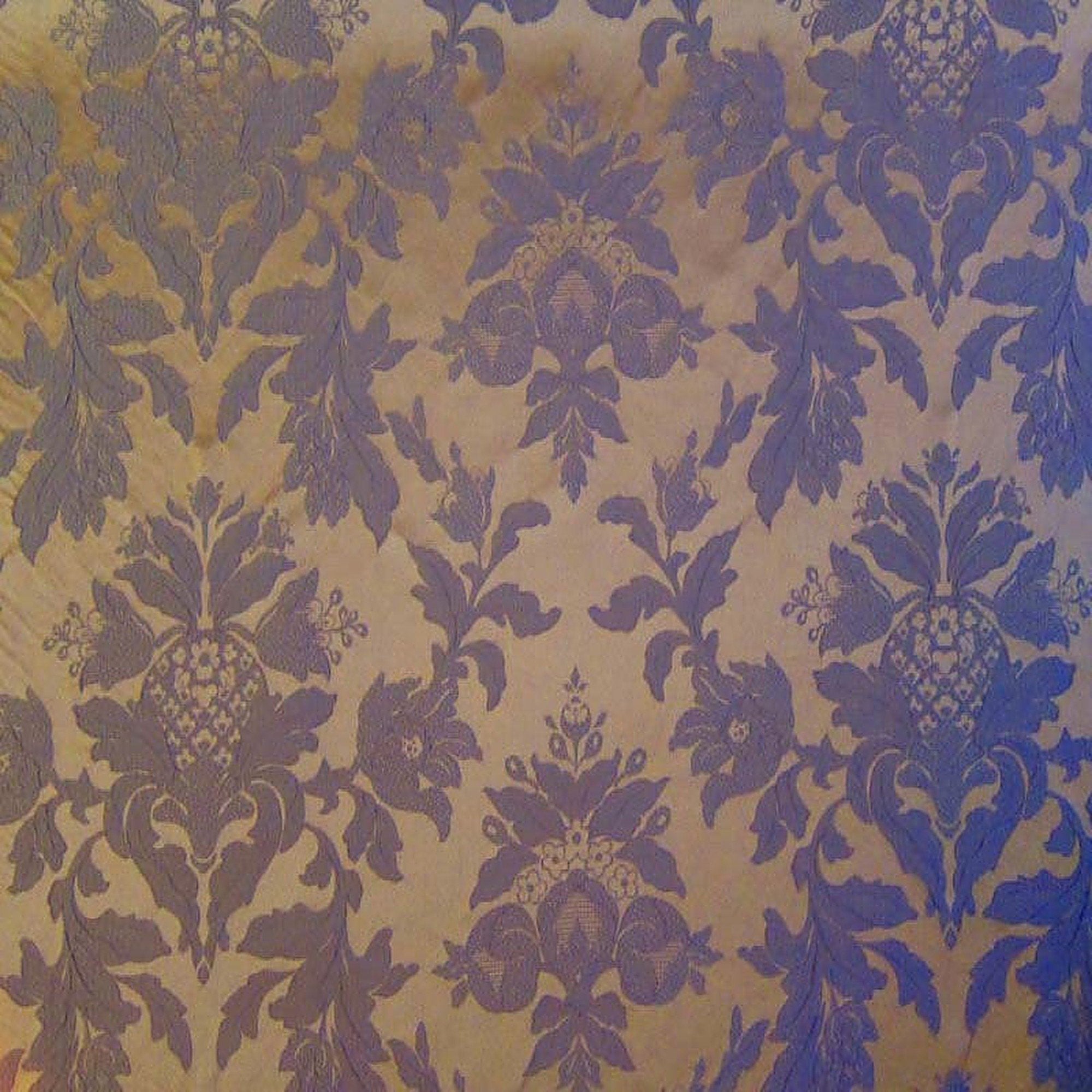 Sinatra Fabric in color Caramel is a Floral Damask Fabric pattern good for Drapery & Curtain Fabric