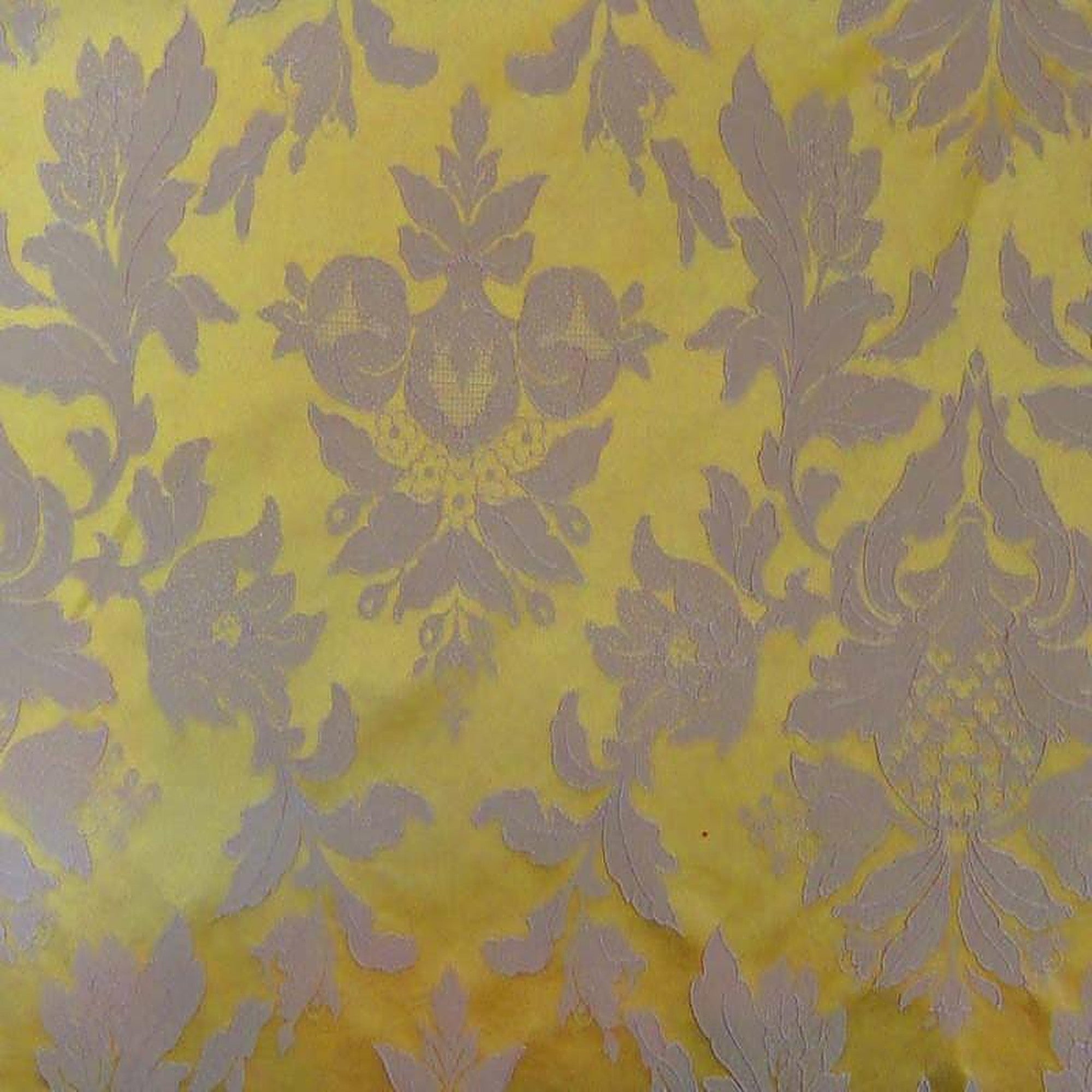 Sinatra Fabric in color Gold is a Floral Damask Fabric pattern good for Drapery & Curtain Fabric
