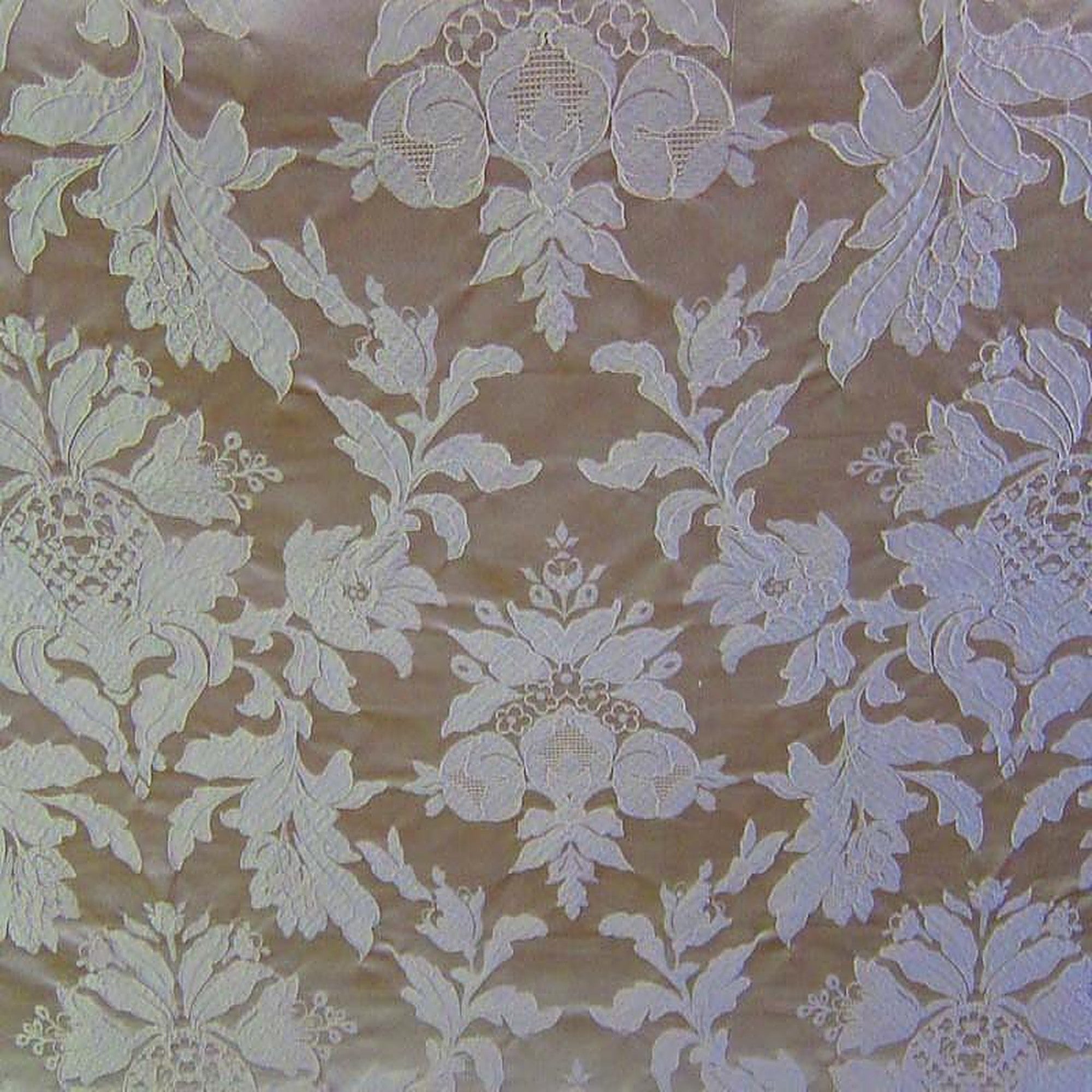 Sinatra Fabric in color Mocha is a Floral Damask Fabric pattern good for Drapery & Curtain Fabric