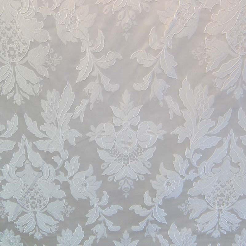 Sinatra Fabric in color Straw is a Floral Damask Fabric pattern good for Drapery & Curtain Fabric