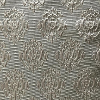 Theo Fabric in color Mocha is a Embossed Matelasse Damask Fabric pattern good for Drapery & Curtain Fabric
