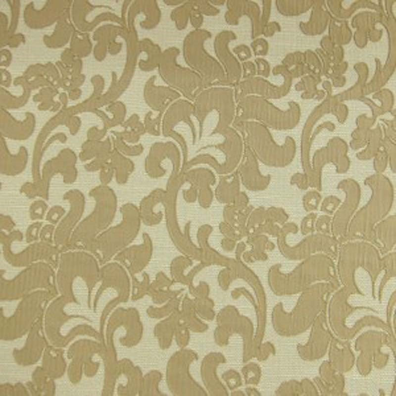 Trail Fabric in color Beige is a Floral Damask Fabric pattern good for Drapery & Curtain Fabric