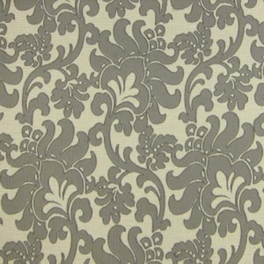 Trail Fabric in color Gray is a Floral Damask Fabric pattern good for Drapery & Curtain Fabric