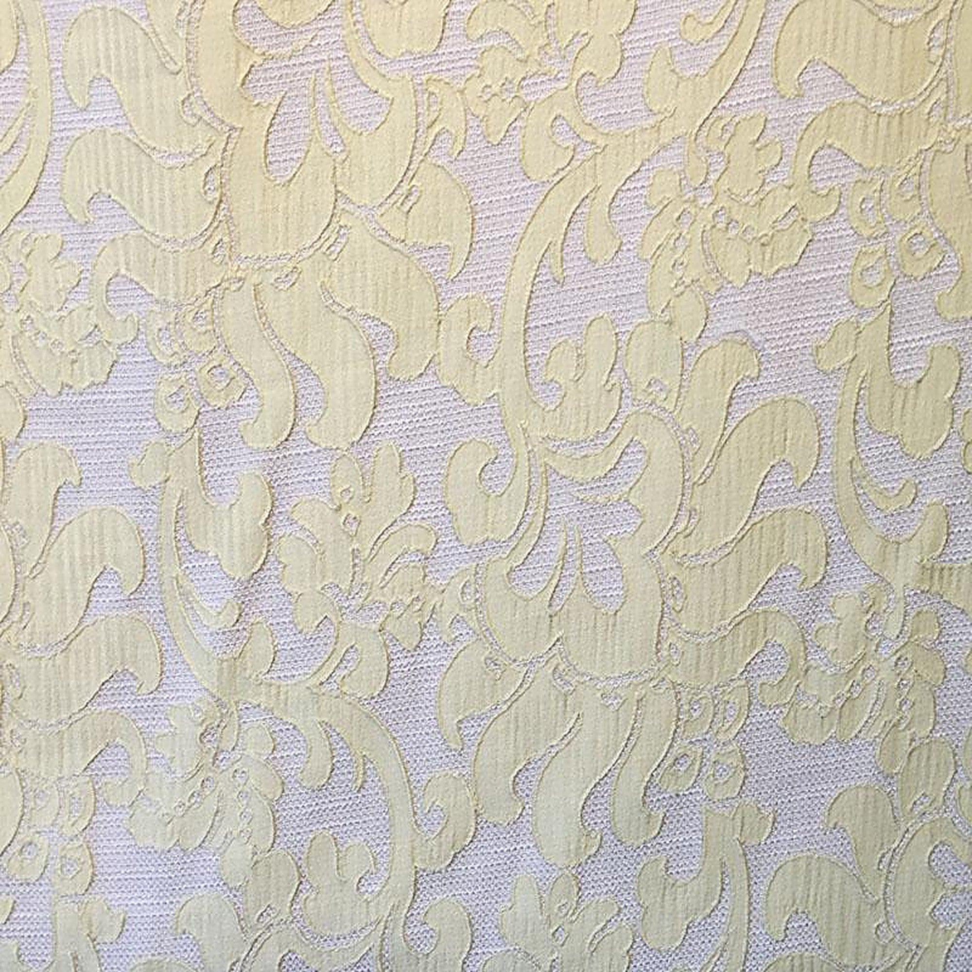 Trail Fabric in color Sunshine is a Floral Damask Fabric pattern good for Drapery & Curtain Fabric