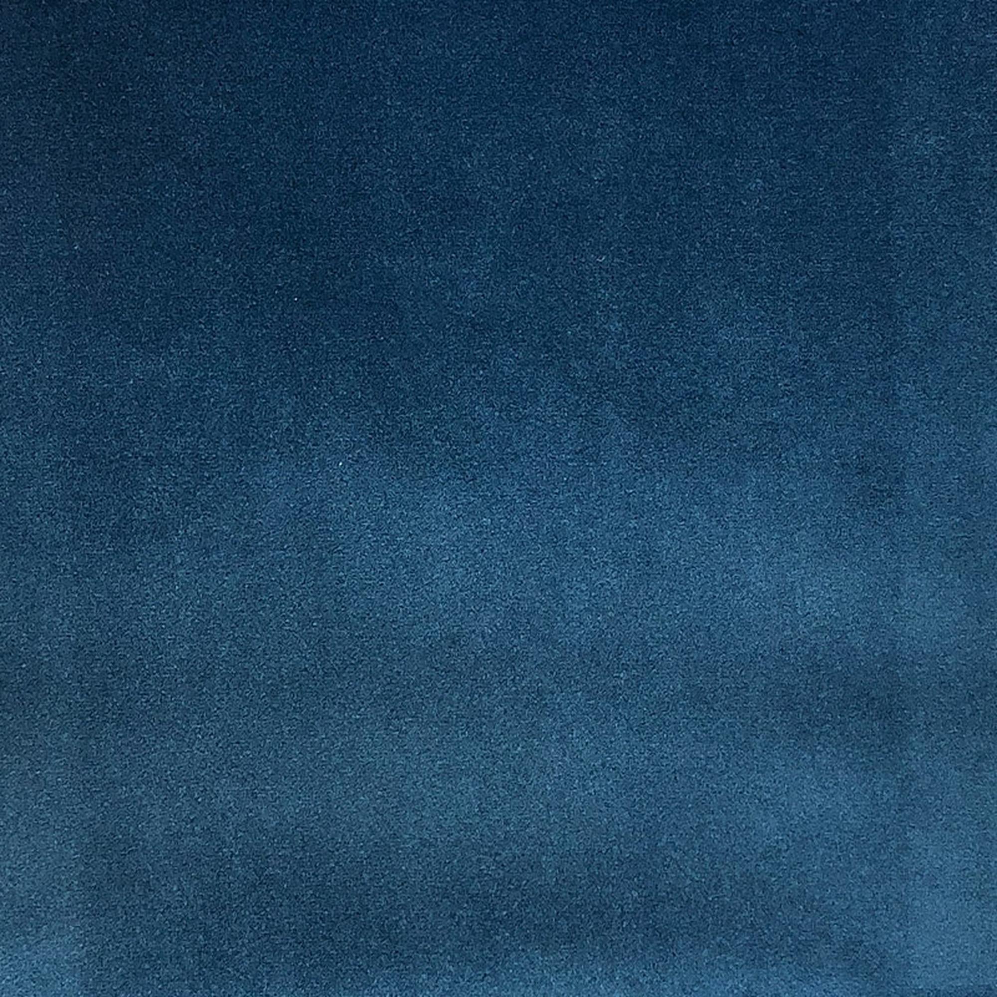Tuscan fabric in color Blue showcasing fabric solid shiny velvet upholstery fabric & drapery & curtain fabric.
