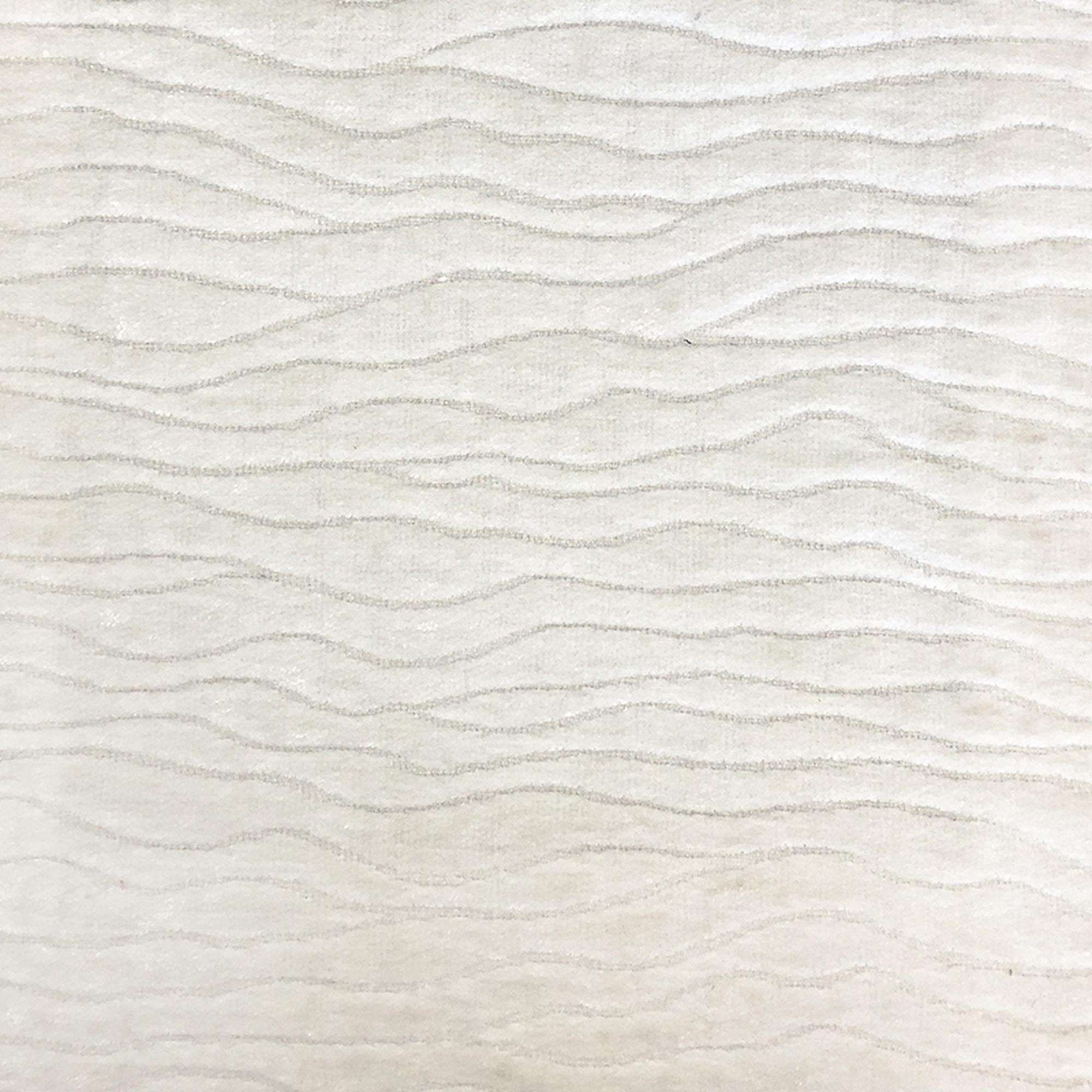 Tyson fabric in color White showcasing fabric embossed animal skin chenille upholstery fabric.