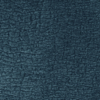 Tyson fabric in color Navy showcasing fabric embossed animal skin chenille upholstery fabric.