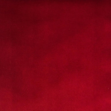 Varro fabric in color Crimson showcasing fabric solid velvet upholstery fabric.